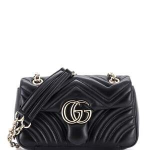 Gucci Gg Marmont Nm Flap Bag Matelasse #238036G15B